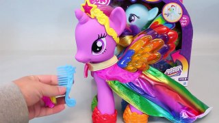 My Little Pony MLP Twilight Sparkle Dress up Princess Rainbow Dash Toy 마이리틀포니 와 뽀로로, 타요, 폴리 장난감