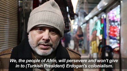 Syrians in Afrin react to Turkish incursion