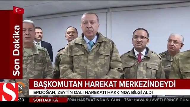 Cumhurbaşkanı Erdoğan sınır hattında incelemelerde bulunuyor