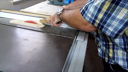 Make a Table saw sled with an Awesome safety feature.