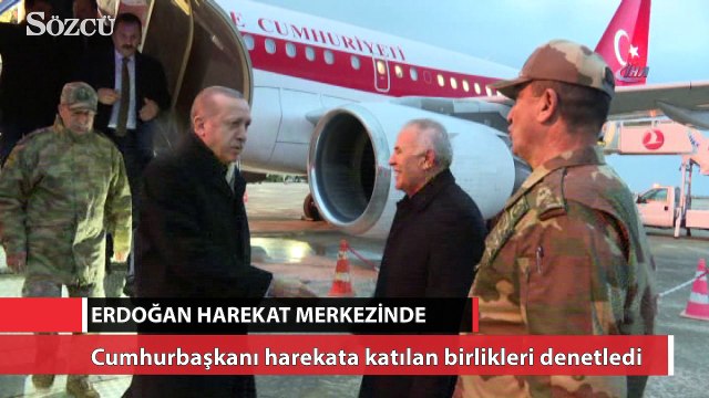 Cumhurbaşkanı Erdoğan Hatay’daki Harekat Merkezi’nde