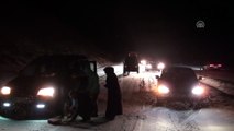 Tokat-Sivas karayolunda kar yağışı ve tipi etkili oluyor - TOKAT