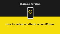 Set Alarm on an iPhone | Apple iPhone Tutorial #11