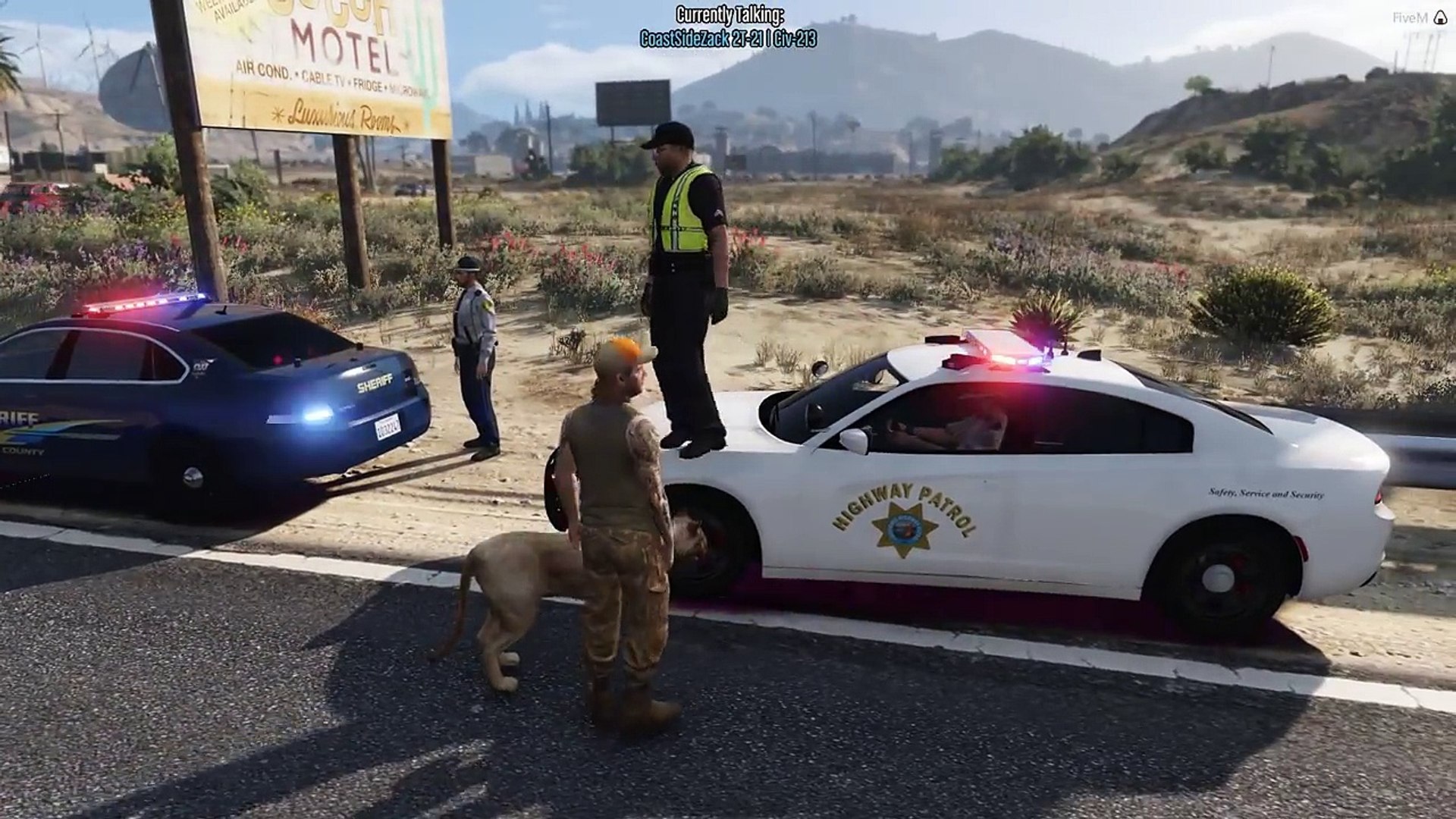 GTA 5 Roleplay - DOJ 208 - Friends with a Mountain Lion (Criminal)