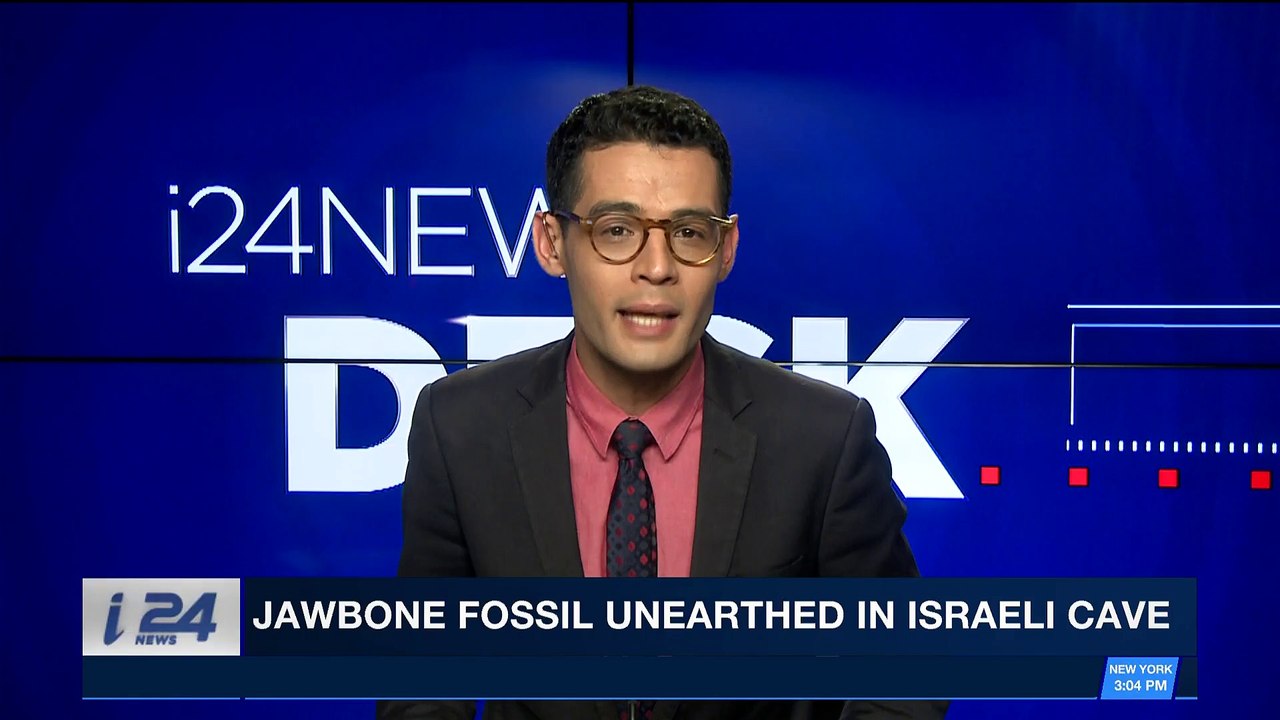 i24NEWS DESK | Jawbone fossil unearthed in Israeli cave | Thursday, January 25th 2018
