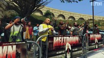 GTA 5 WWE Mods - BROCK LESNARS HEROIC ESCAPE! (Grand Theft Auto V Mods)