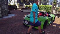GTA 5 WWE Mods - JOHN CENA STEALS RUSEVS CAR! (Grand Theft Auto V Mods)