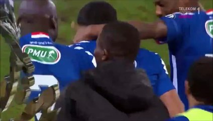 2-0 Idriss Saadi Goal France  Coupe de France  Round 10 - 25.01.2018 Strasbourg 2-0 Lille OSC