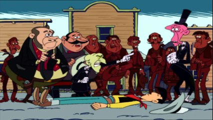 لاكي لوك يبحث عن المجرم ذو النعناع.. شاهد