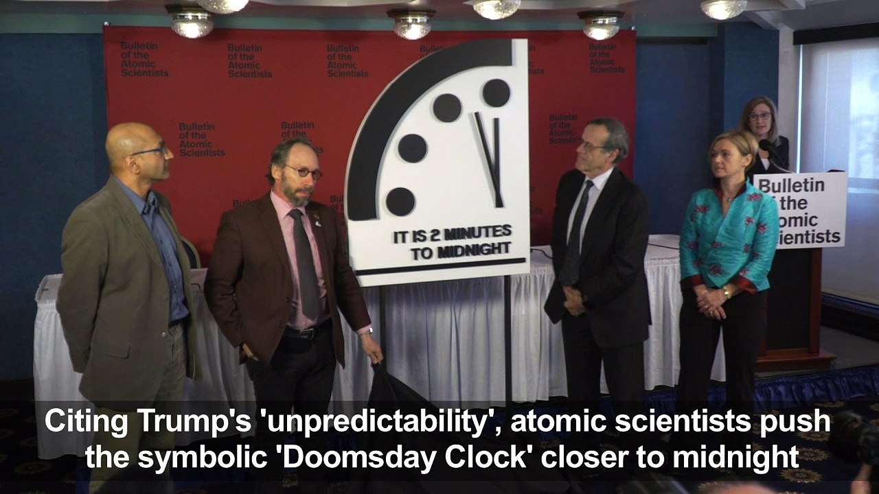 Nuclear concerns push 'Doomsday Clock' closer to midnight