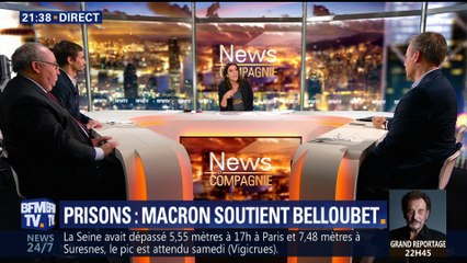 Crise des prisons: Macron soutient "pleinement" Belloubet