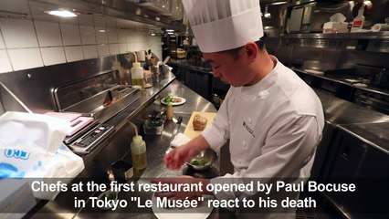 Japanese chefs react to the death of Paul Bocuse