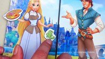 Disney Princesses Magnet Dress-up Game for Cinderella, Rapunzel, Belle - Stories With Toys & Dolls