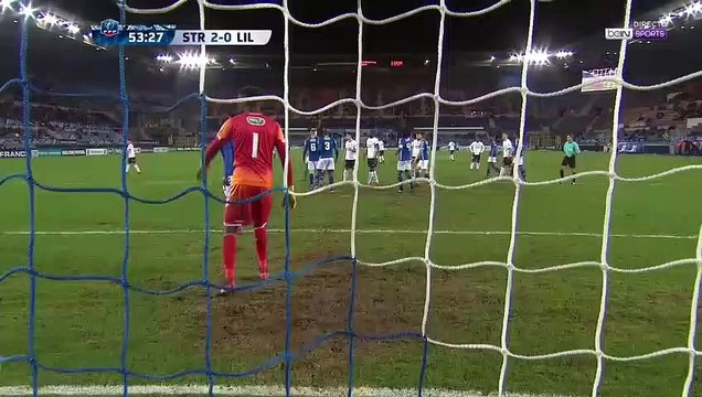 Résumé Strasbourg 2-1 Lille but Yves Bissouma