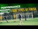 Soccer shooting exercise | Four types of finish drill | Swansea City Academy