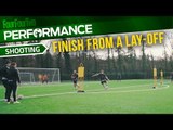 Soccer shooting exercise | How to finish from a lay-off drill | Swansea City Academy