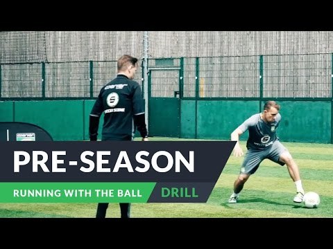 Pre-season training for football | Running with the ball drills