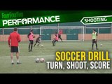 Soccer shooting drill: Turn, shoot, score – every time | MK Dons Academy