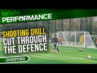 Soccer shooting exercise | Cut through the defence drill | Swansea City Academy
