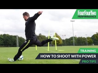 How to shoot with power | Pro level soccer training