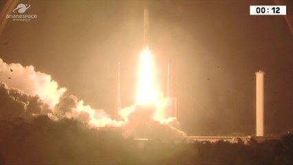 Launch of Ariane 5 with SES-14 & Al-Yah 3
