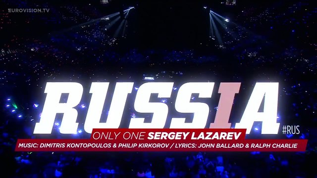 Eurovision 2016: Sergey Lazarev - You Are The Only One (Russia)