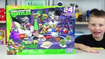 HUGE Teenage Mutant Ninja Turtles Advent Calendar Surprise Toys TMNT Christmas Toys Kinder Playtime