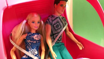 Barbie CAMPER! Barbie family goes CAMPING!