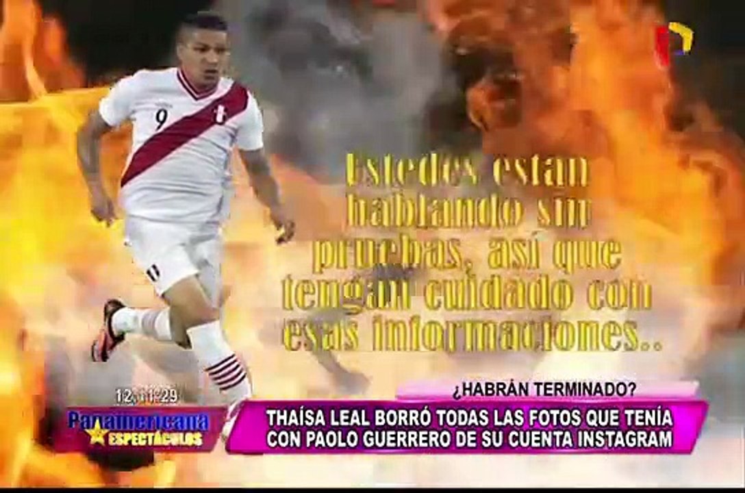 Paolo Guerrero: ¿futbolista terminó su relación con Thaísa Leal?