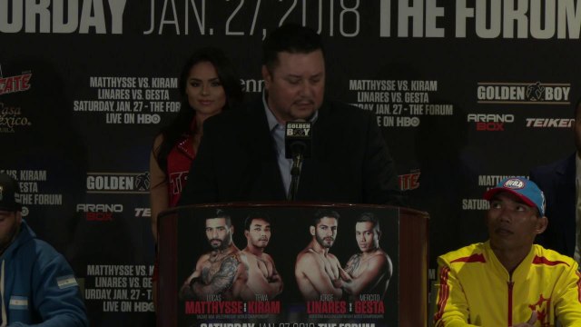 Ismael Salas - Trainer Jorge Linares - Press Conference Remarks