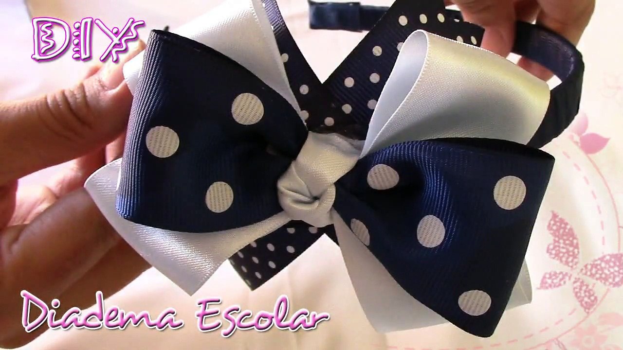 DIY DIADEMA ESCOLAR