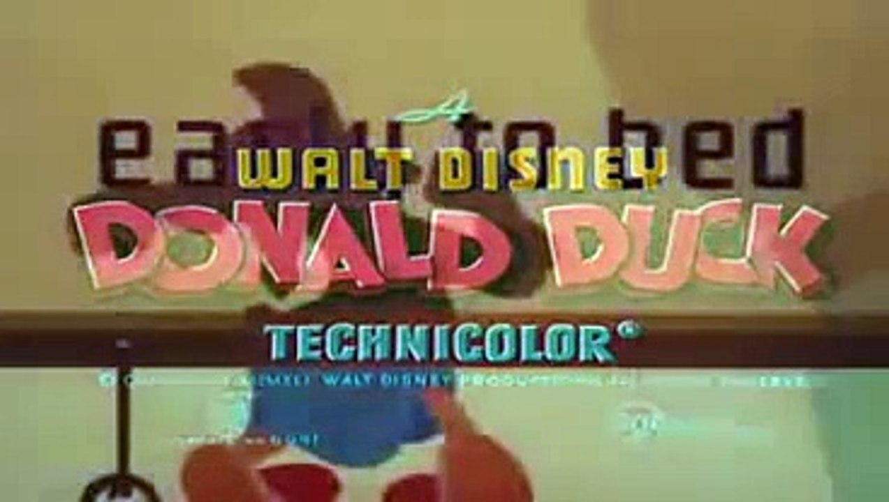 EL PATO DONALD NO PUEDE 'DORMIR'