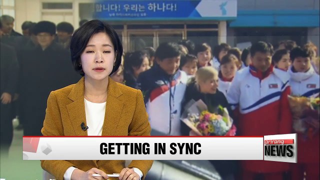 North Korean Olympic ice hockey players arrive in South