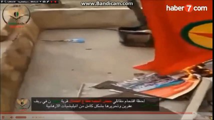 AFRİN'DE SON DURUM! PKK BAYRAĞI İŞTE BÖYLE YAKILDI! VE İSTİKLAL MARŞIMIZ!