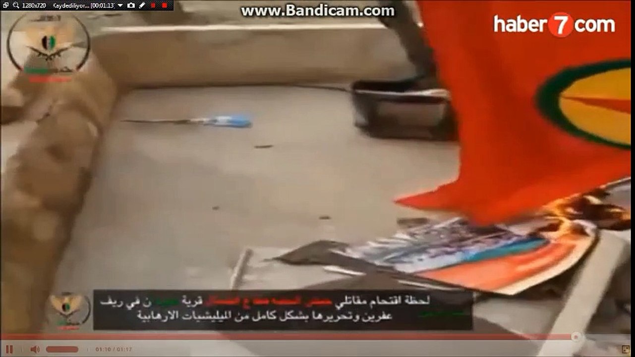 AFRİN'DE SON DURUM! PKK BAYRAĞI İŞTE BÖYLE YAKILDI! VE İSTİKLAL MARŞIMIZ!