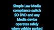 In Car DVD - Media Relay switch