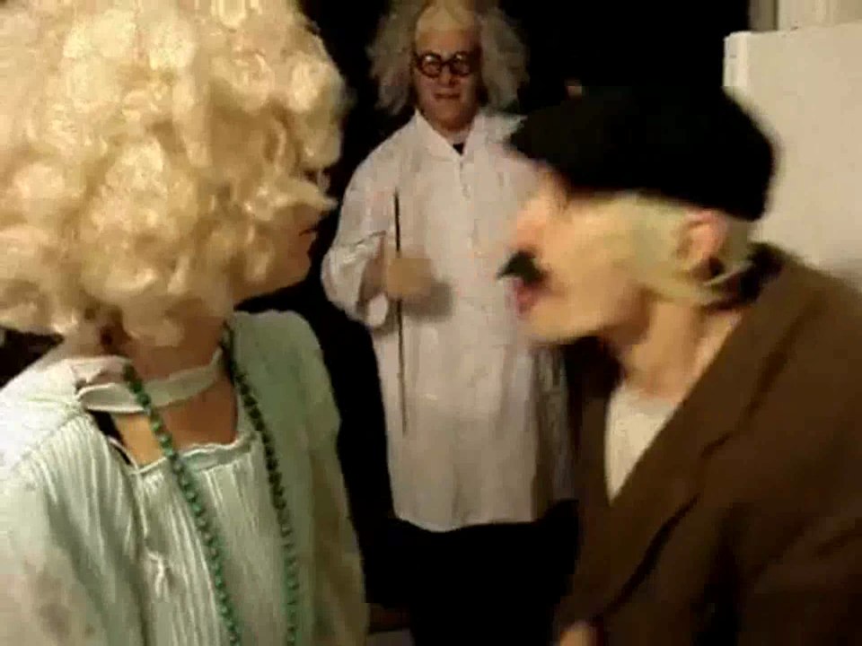 Old man get slapped out by a sexy lady video