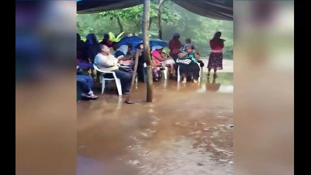 ALABANDO A PESAR DE LA LLUVIA...
