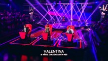 Valentina canta ‘Un beso y una flor’ _ Audiciones a ciegas _