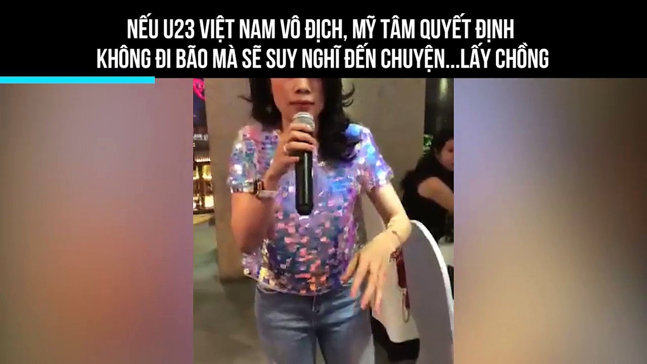 Nếu U23 Việt Nam vô địch, Mỹ Tâm quyết định không đi bão mà sẽ suy nghĩ đến chuyện...lấy chồng