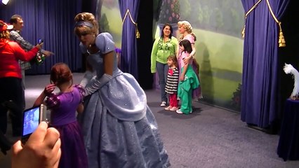 Walt Disney Worlds Princess Meet and Greet-Cinderella-Rapunzel-Aurora in Magic Kingdom