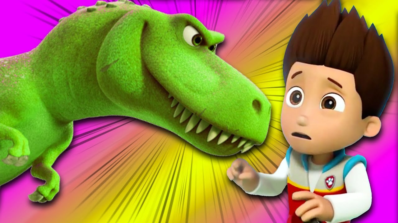 Paw Patrol ask Groovy The Martian to transform into a dinosaur!