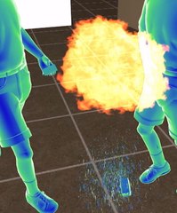 Experimento fallido deja a dos hermanos quemados