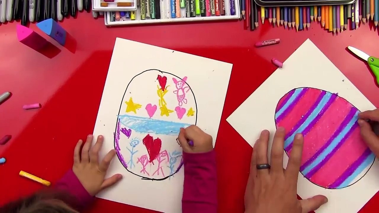 Easter Egg and Chick Cutout