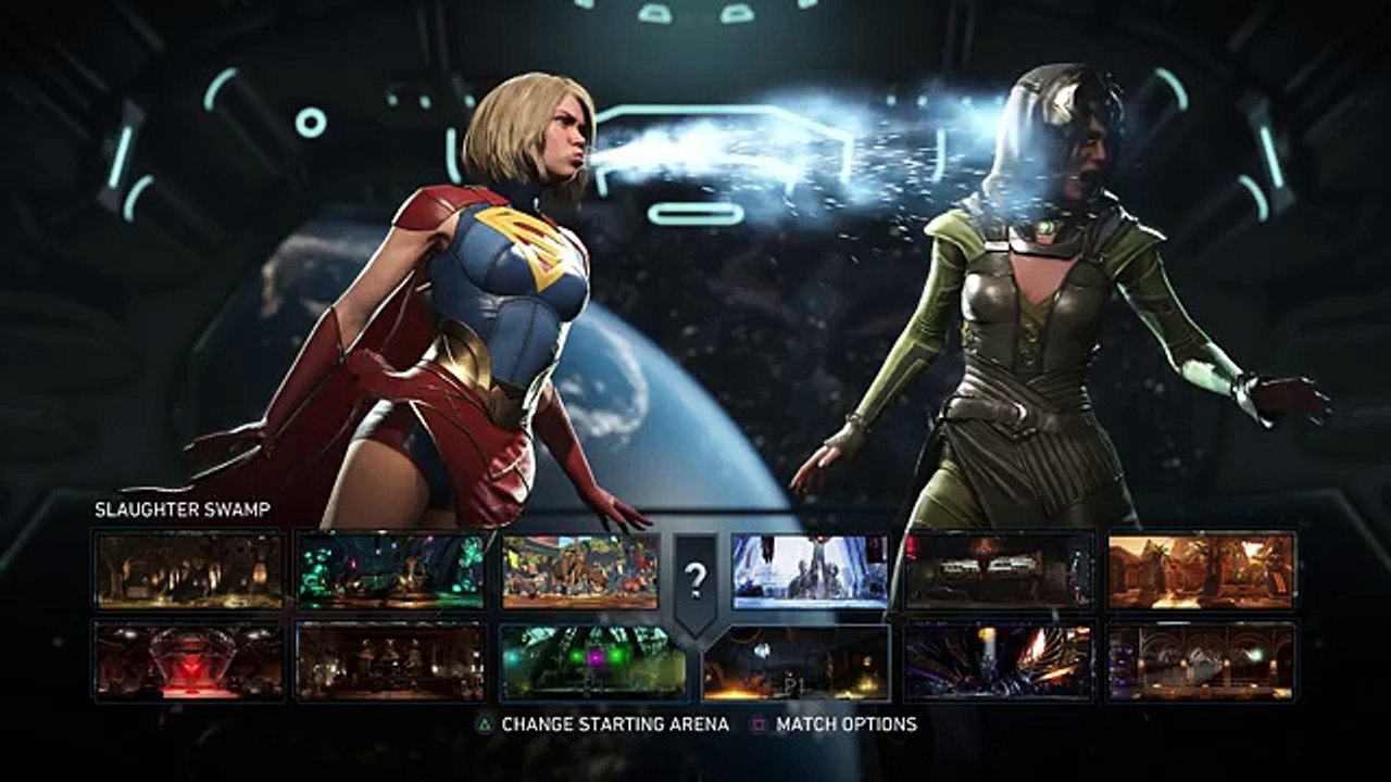 Enchantress vs Supergirl (injustice 2 versus)