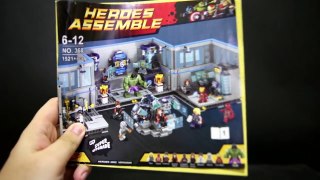 Lego Marvel SuperHeroes Avengers Base MOC Sheng Yuan Bootleg SY368 Review