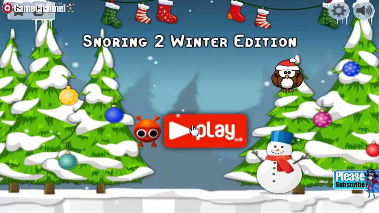 Snoring 2 Winter Edition Puzzle Games Gameplay Video