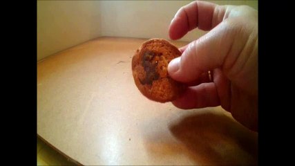 CRUSHED IT. PEANUT BUTTER CHOCOLATE CHIP COOKIE.