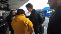 Canadian Singer Shawn Mendes Snaps Photos With Fans At LAX