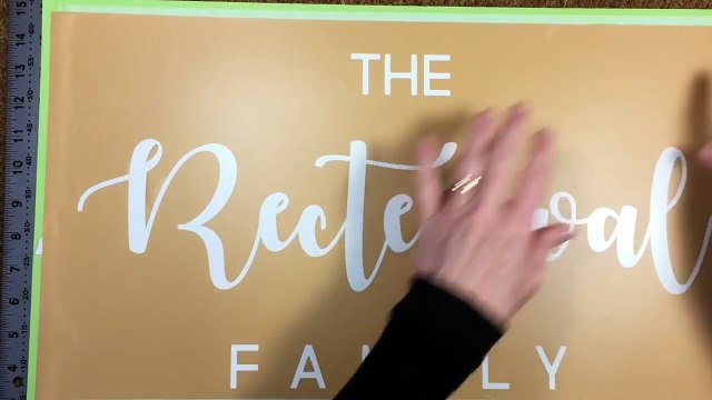 Personalized Doormat with Cricut Explore